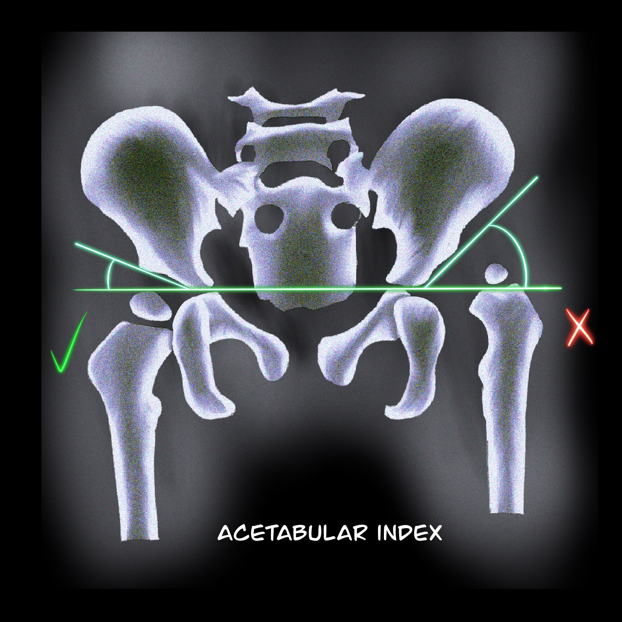 <p>Acetabular Index