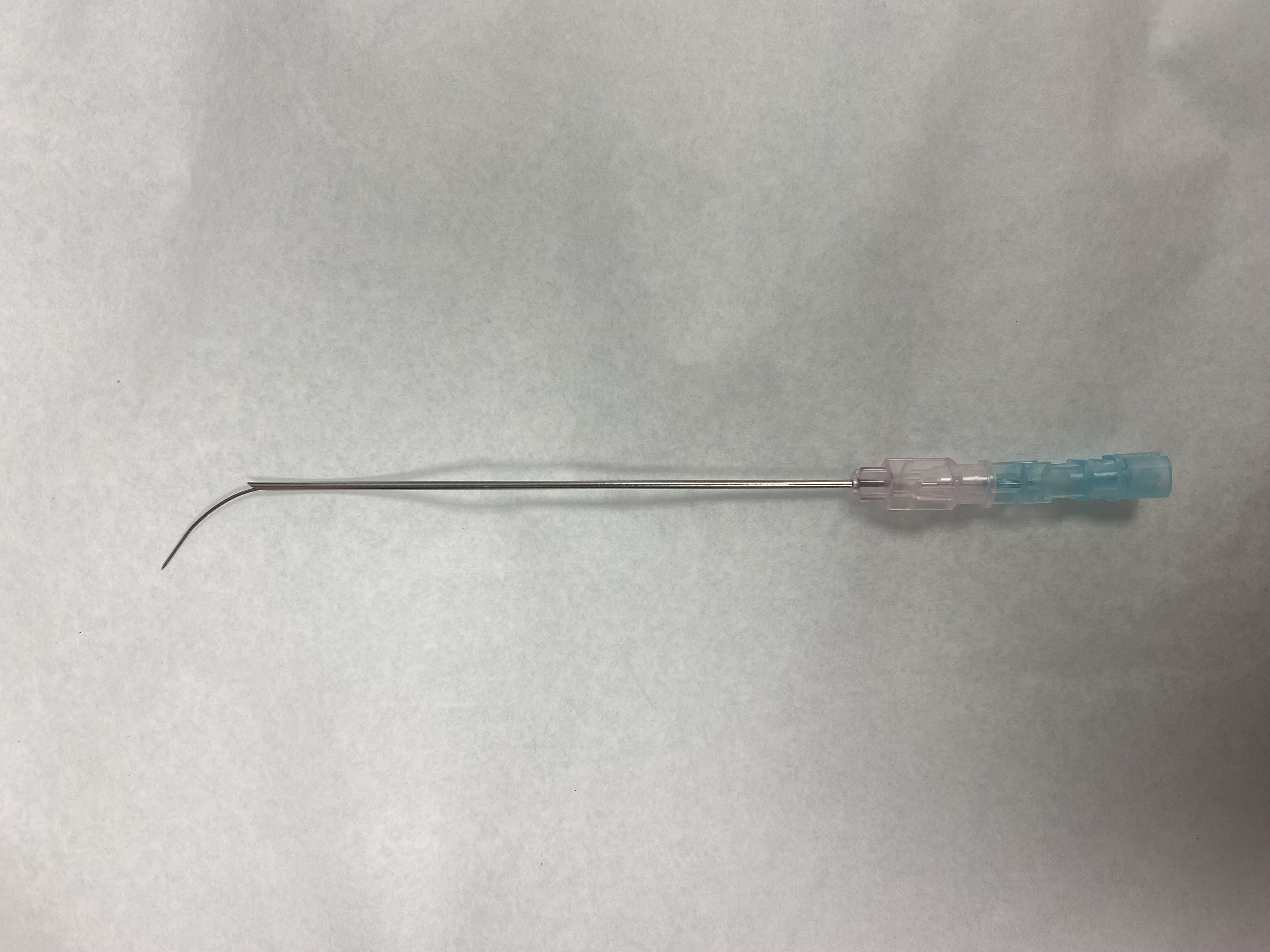 25gauge needle inserted through 18gauge needle bevel of 18gauge facing inward bevel of 25gauge facing outward to navigate medially to the center of the disc and avoid getting too far anterior