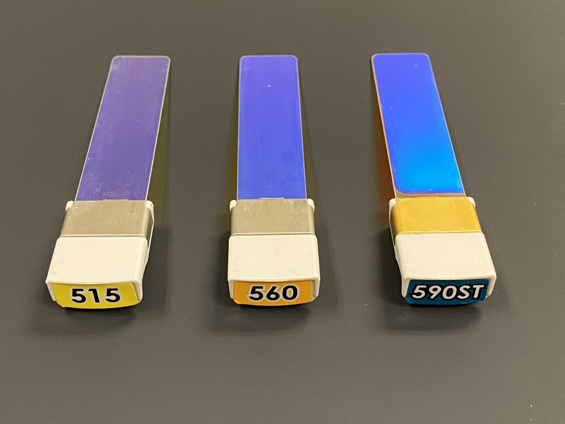 Commonly used filters for an intense pulsed light delivery system