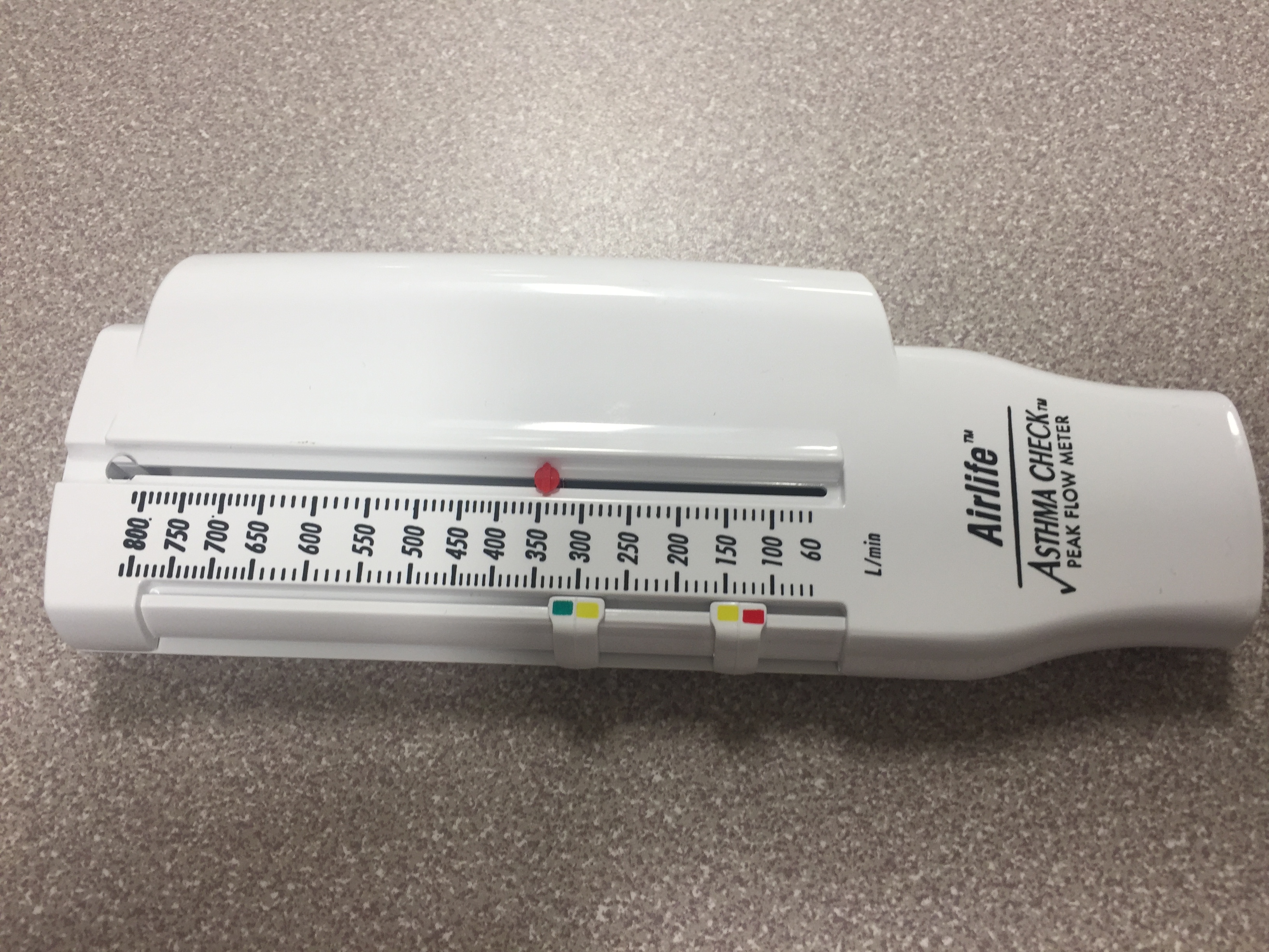 <p>Typical Peak Flow Meter</p>