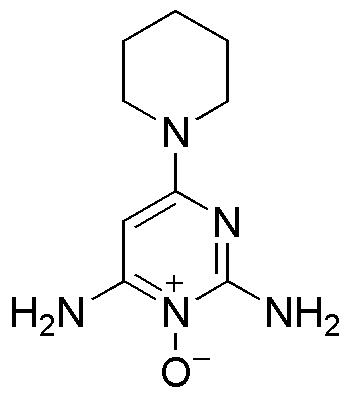 Skeletal Formula of Minoxidil